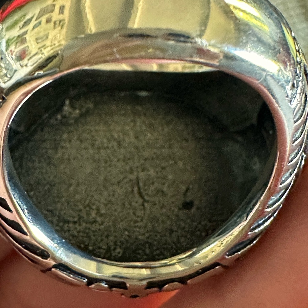 Unique Silver Engraved Ring - Picture 4 of 5
